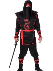 Deluxe Ninja Costume - Mens Japanese Costumes